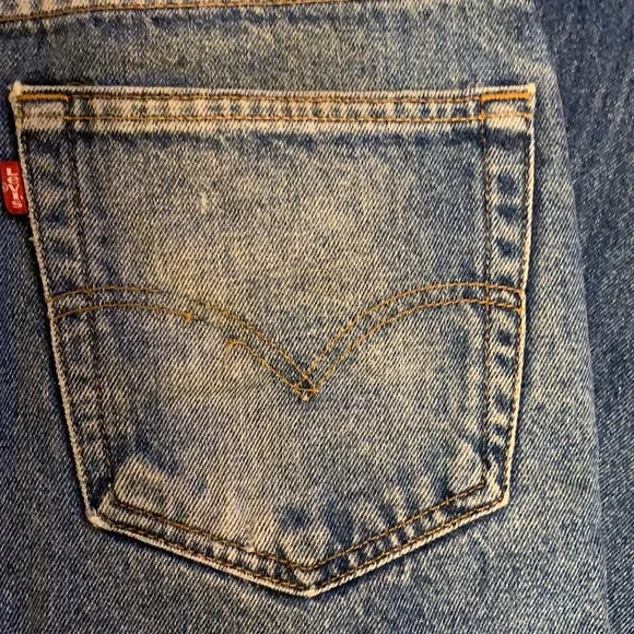 VINTAGE MEN’S LEVI STRAUSS 505 DENIM JEANS SZ 34/36 MEN BLUE 90’s Y2K